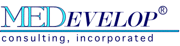 Logo of MEDevelop® Consulting, Incorporated